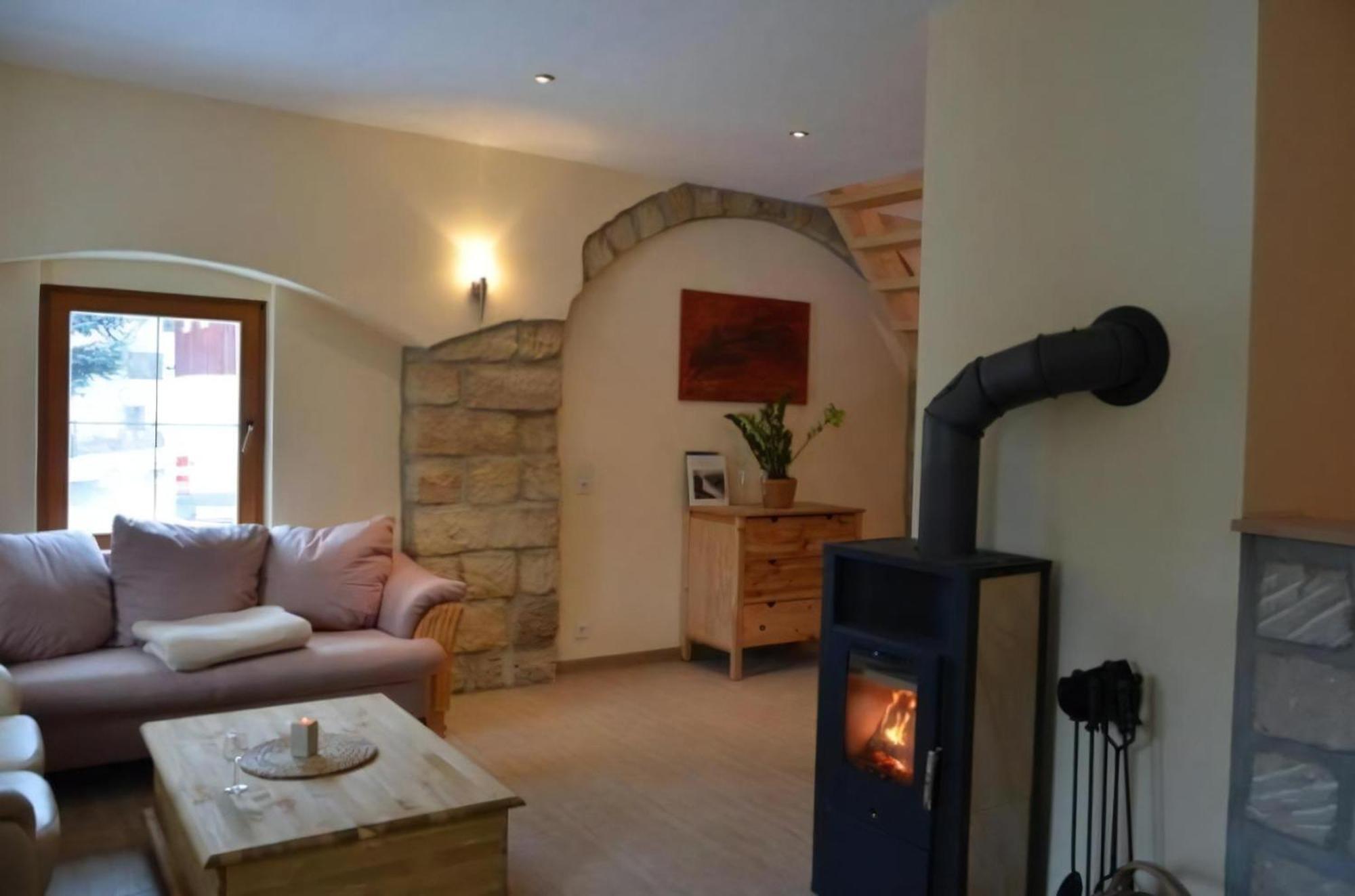 Ferienhaus Haus Baerenstein In Naundorf Mit Grill, Terrasse, Sauna Und Kaminofen Struppen Екстериор снимка